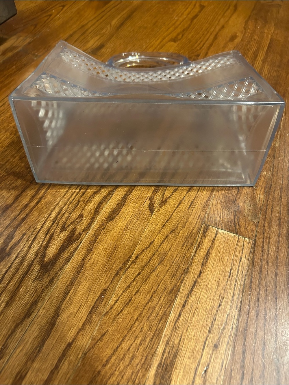 Clear Jelly Tote with Pink Cherry Charm - Picture 5 of 5